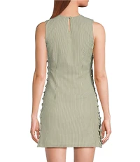 Mason's Daughter Meredith Seersucker Button Side Tunic Dress