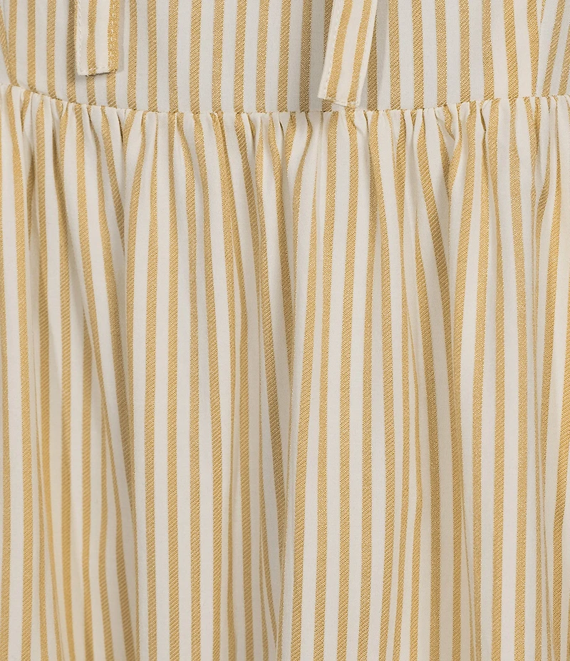 Mason's Daughter Molly Maxi Stripe Halter Dress