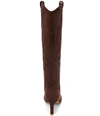 Matisse Abrams Suede Tall Western Kitten Heel Boots