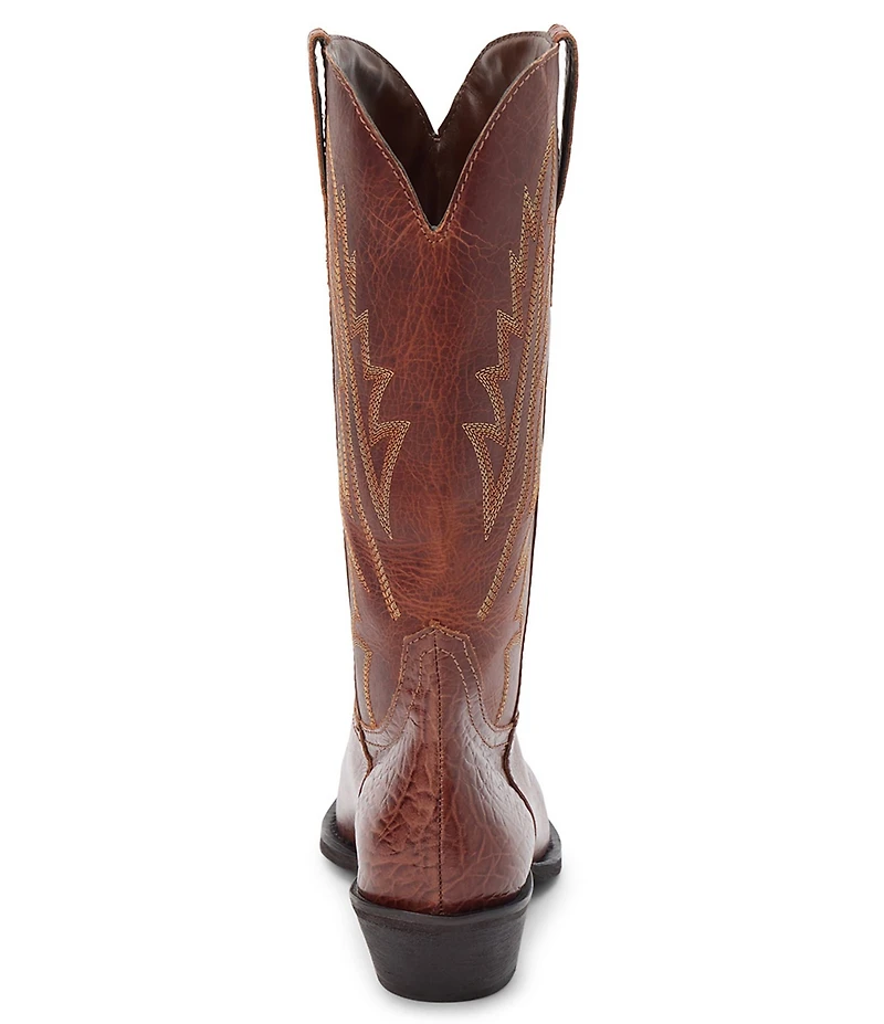 Matisse Arizona Leather Pointed Toe Western Tall Boots
