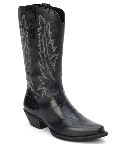 Matisse Arizona Leather Pointed Toe Western Tall Boots