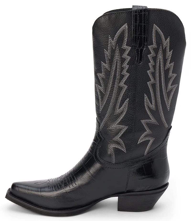 Matisse Arizona Leather Pointed Toe Western Tall Boots
