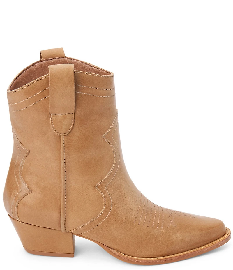 Matisse Arlo Leather Western Ankle Boots