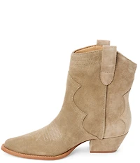 Matisse Arlo Suede Western Ankle Boots