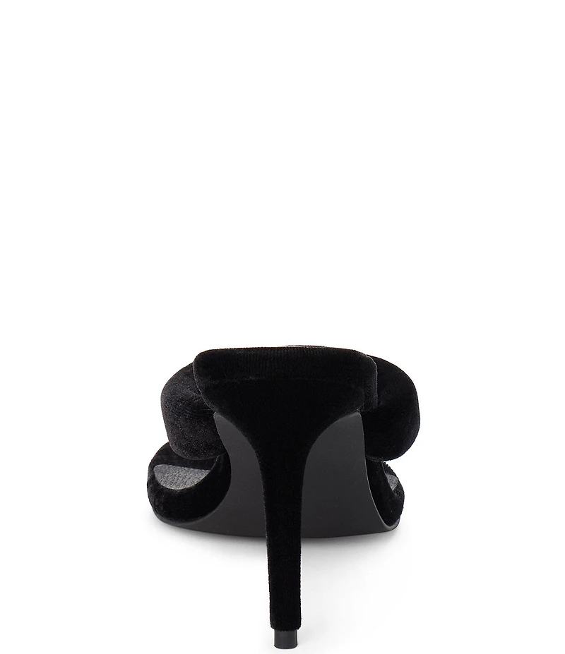 Matisse Calvin Velvet Stiletto Thong Sandals