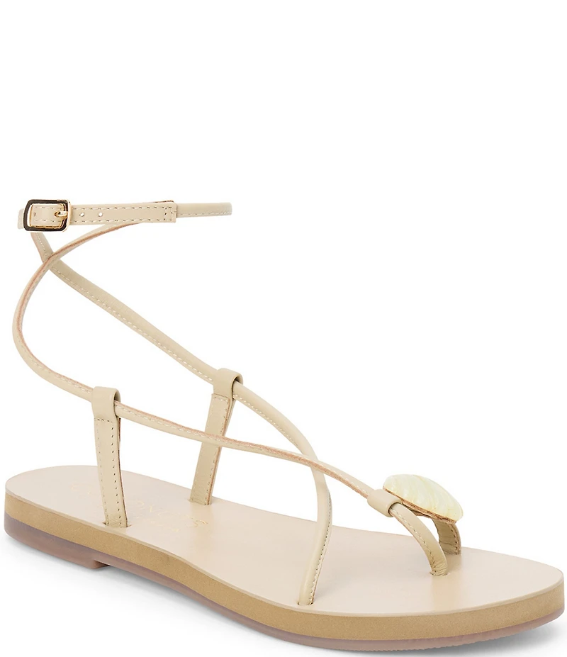 Matisse Cassian Leather Shell Toe Loop Sandals