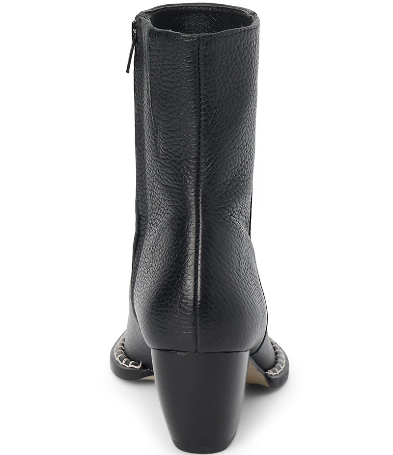 Matisse Caty Leather Whipstitch Western Booties