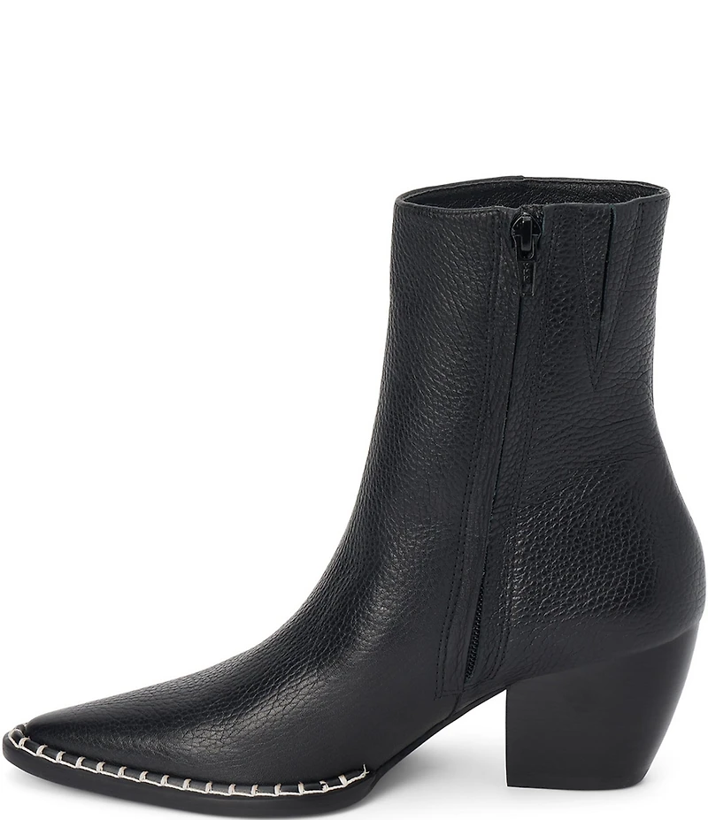 Matisse Caty Leather Whipstitch Western Booties