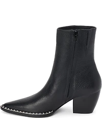 Matisse Caty Leather Whipstitch Western Booties
