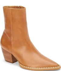 Matisse Caty Leather Whipstitch Western Booties
