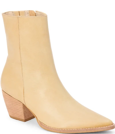 Matisse Caty Leather Whipstitch Western Booties