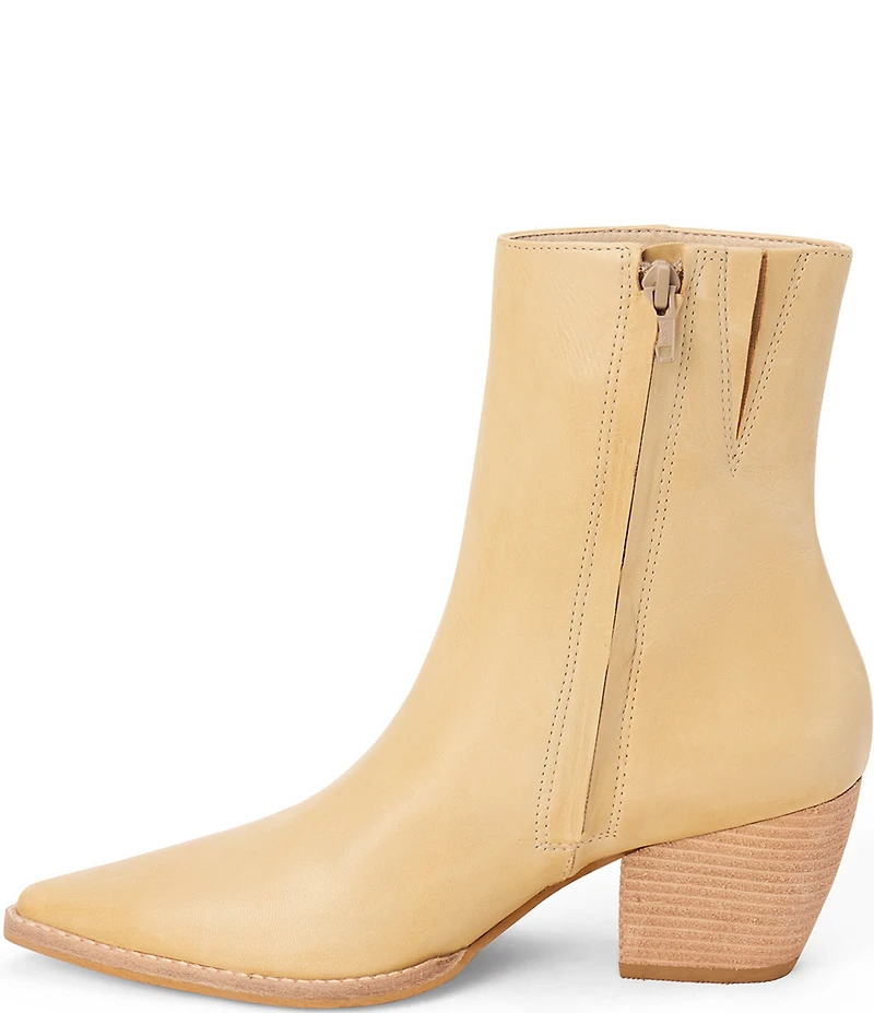 Matisse Caty Leather Whipstitch Western Booties