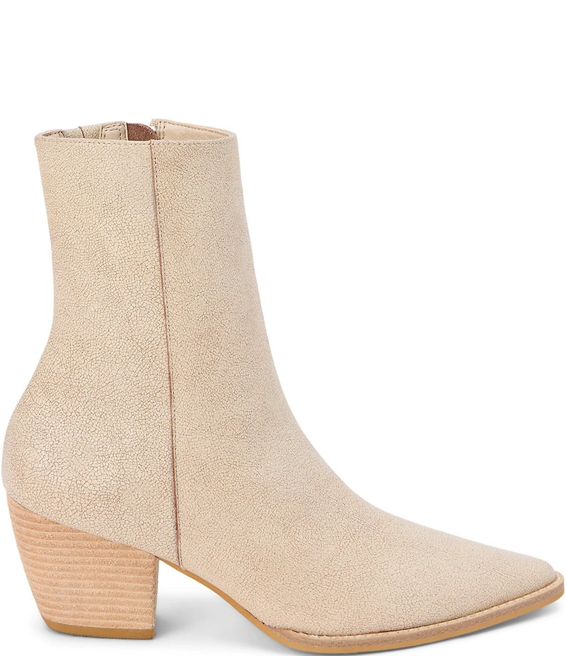 Matisse Caty Leather Whipstitch Western Booties