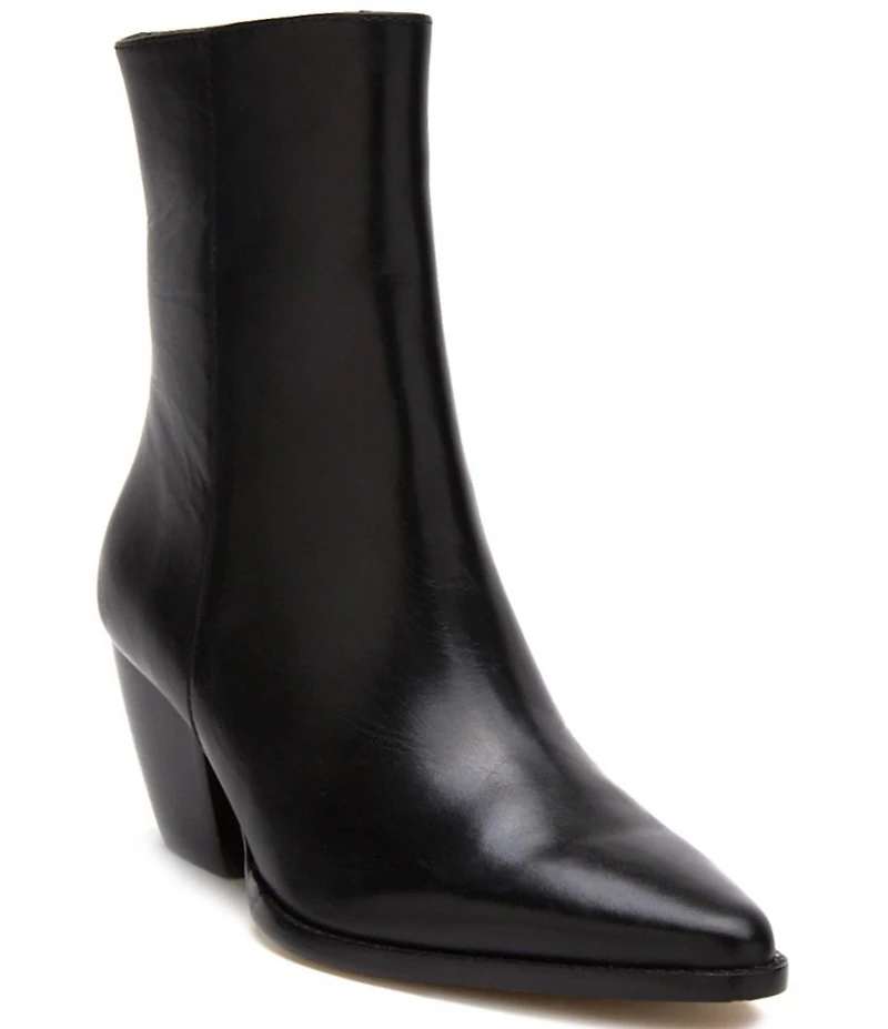 Matisse Caty Glazed Leather Western Inspired Booties