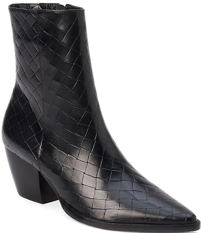 Matisse Caty Woven Leather Western Inspired Booties