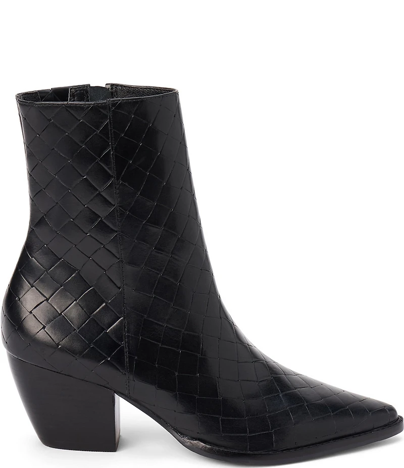 Matisse Caty Woven Leather Western Inspired Booties
