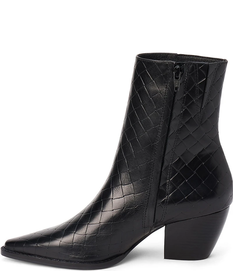 Matisse Caty Woven Leather Western Inspired Booties