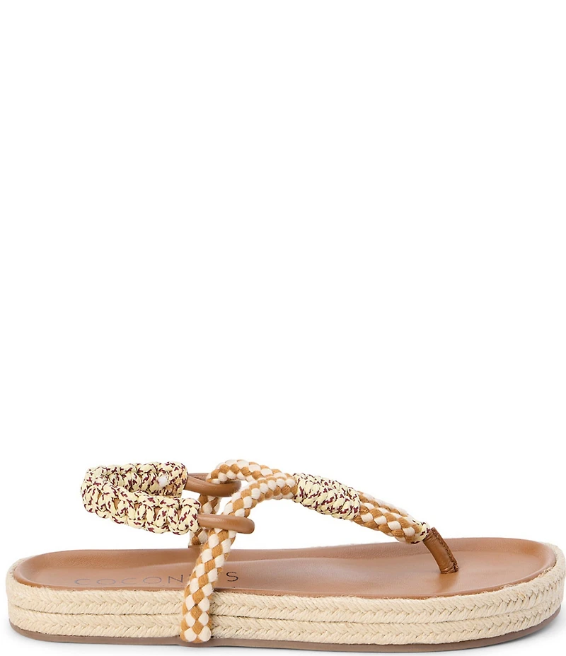 Matisse Celia Woven Thong Platform Espadrille Sandals
