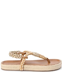Matisse Celia Woven Thong Platform Espadrille Sandals