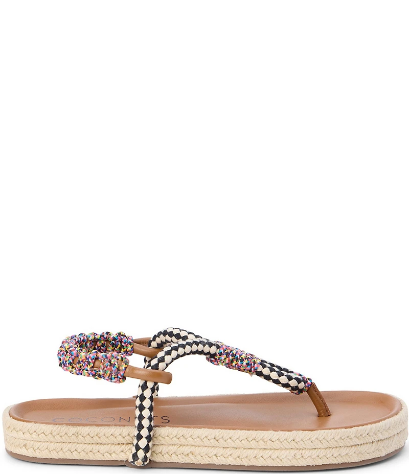 Matisse Celia Woven Thong Platform Espadrille Sandals