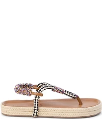 Matisse Celia Woven Thong Platform Espadrille Sandals