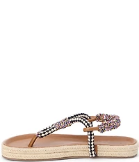 Matisse Celia Woven Thong Platform Espadrille Sandals