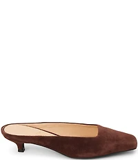 Matisse Classy Suede Kitten Heel Mules