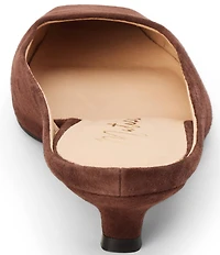 Matisse Classy Suede Kitten Heel Mules