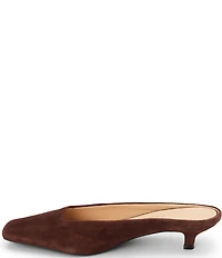 Matisse Classy Suede Kitten Heel Mules