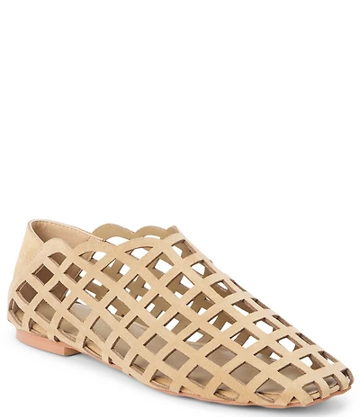 Matisse Cooper Suede Caged Ballet Flats