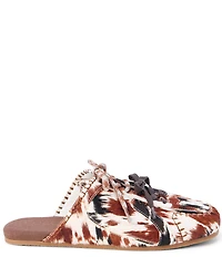 Matisse Devyn Printed Calf Hair Slip On Sneaker Mules
