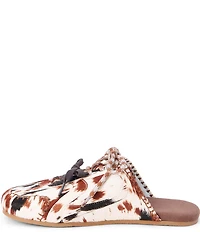 Matisse Devyn Printed Calf Hair Slip On Sneaker Mules