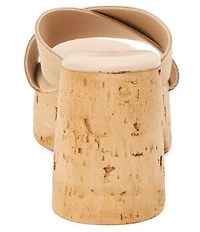 Matisse Eliana Suede Block Heel Platform Slide Sandals