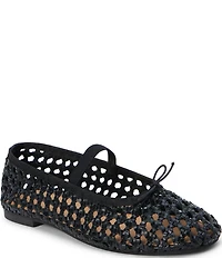 Matisse Eloise Woven Leather Ballet Flats