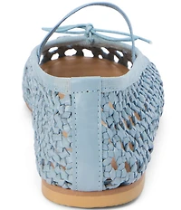 Matisse Eloise Woven Leather Ballet Flats