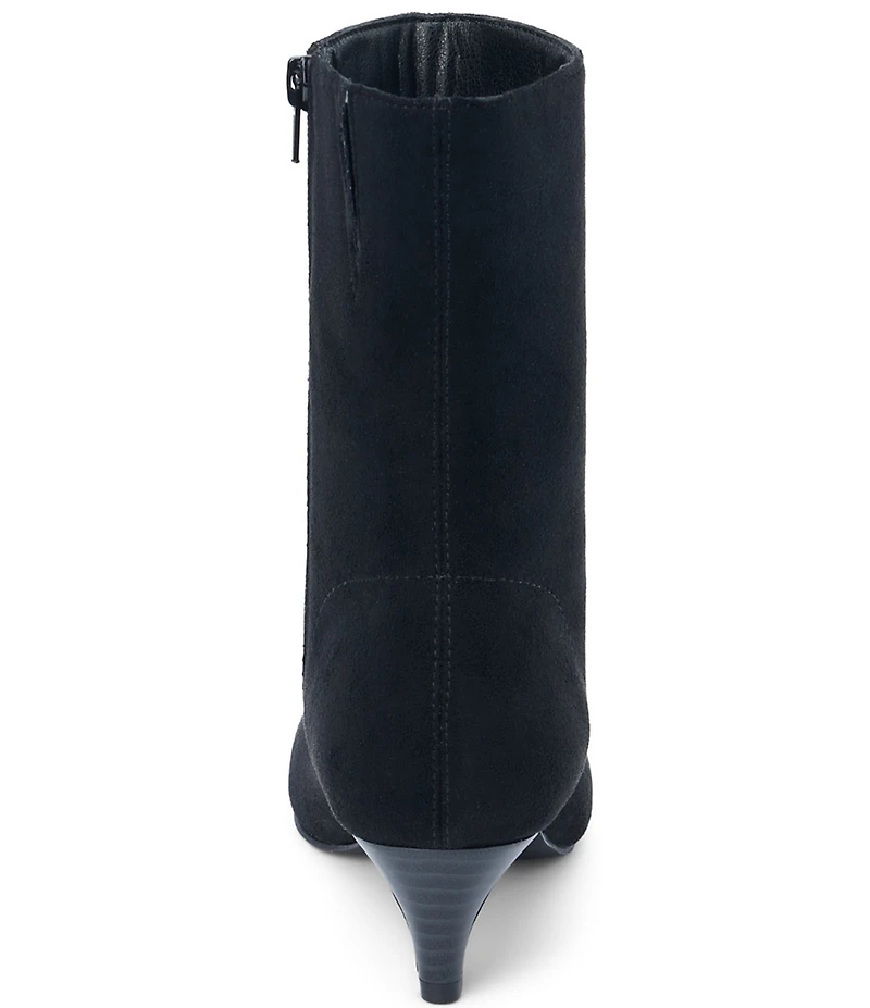 Matisse Esther Sueded Fabric Kitten Heel Mid Calf Boots