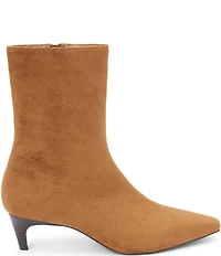 Matisse Esther Sueded Fabric Kitten Heel Mid Calf Boots