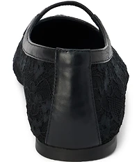 Matisse Fleur Lace Pointed Toe Ballet Flats