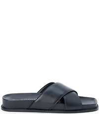 Matisse Hannah Leather Cross Band Slide Sandals