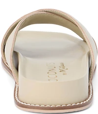 Matisse Hannah Leather Cross Band Slide Sandals