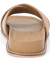 Matisse Hannah Suede Cross Band Slide Sandals