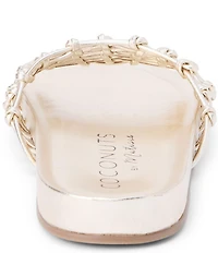 Matisse Harvey Leather Knotted Footbed Slide Sandals