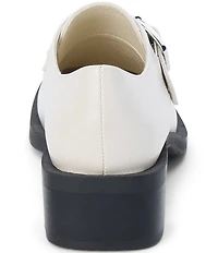 Matisse Hilary Monk Strap Hardware Square Toe Loafers