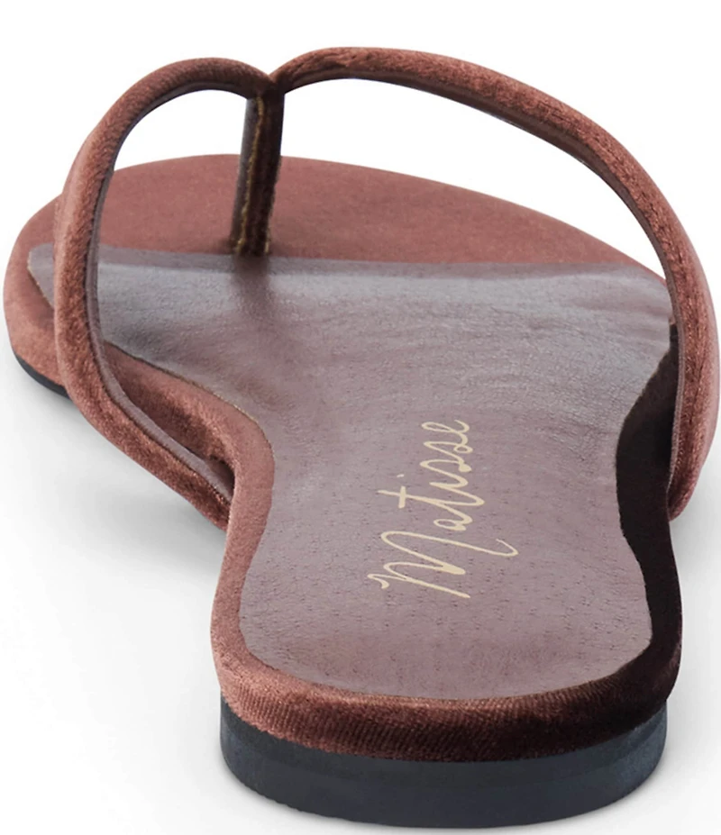 Matisse Jack Thong Velvet Sandals