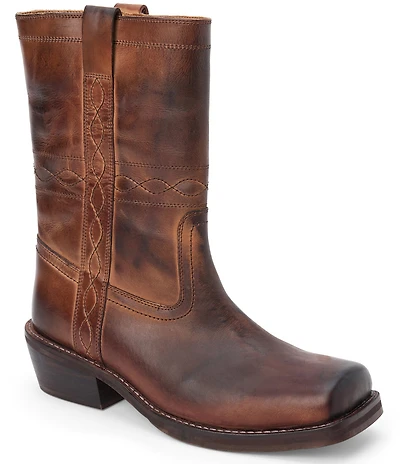 Matisse Jackson Leather Square Toe Western Mid Boots