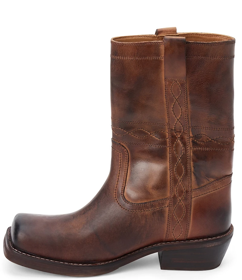 Matisse Jackson Leather Square Toe Western Mid Boots