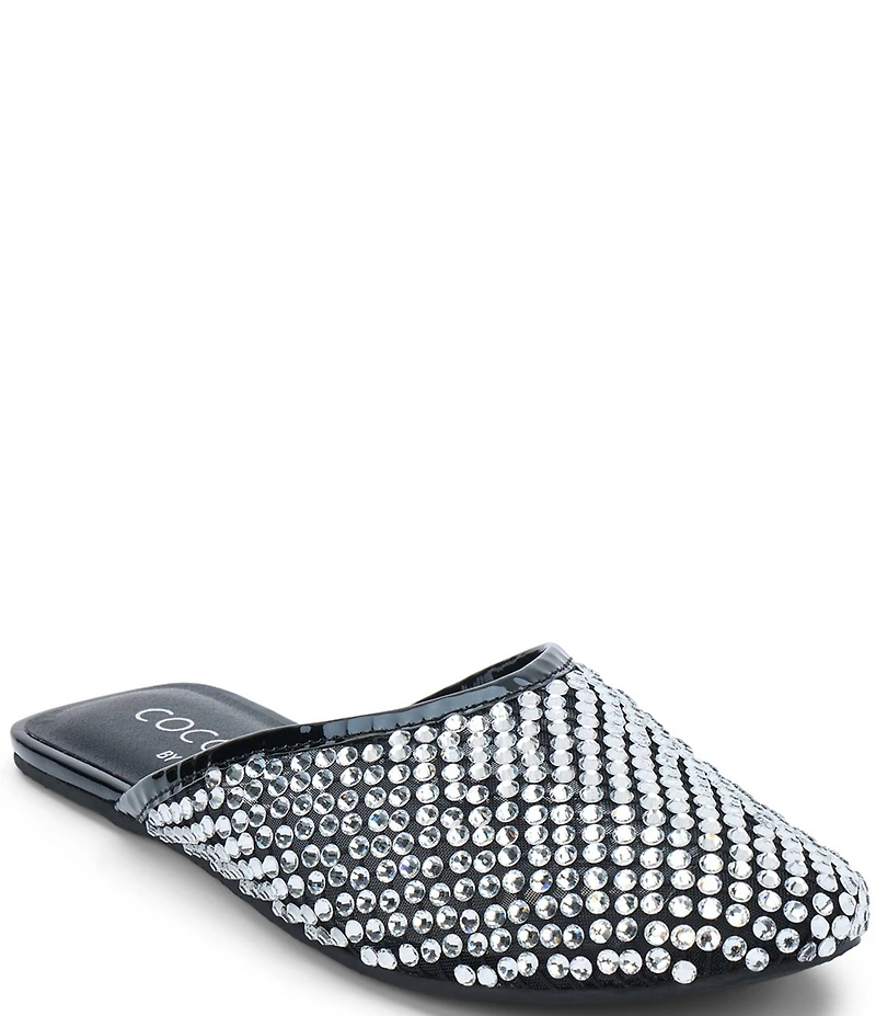 Matisse Karlie Rhinestone Embellished Flat Mules
