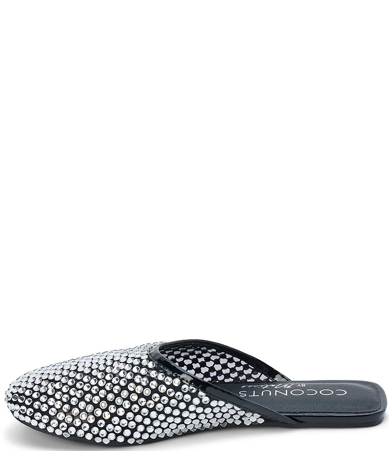 Matisse Karlie Rhinestone Embellished Flat Mules