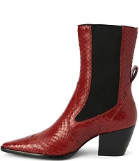 Matisse Keith Snake Embossed Leather Western Inspired Boots
