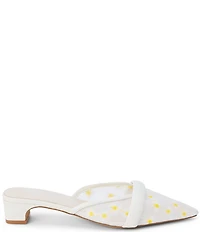 Matisse Kellan Floral Mesh Pointed Toe Mules